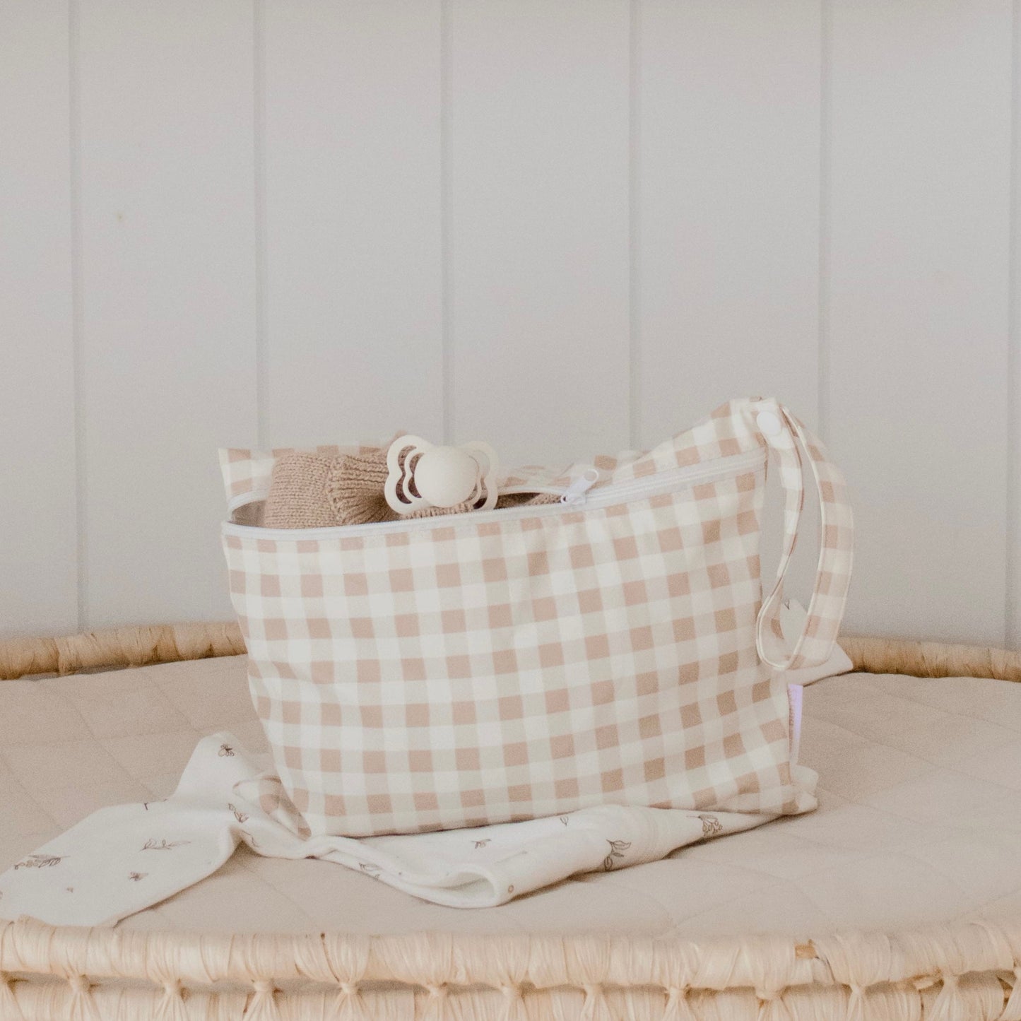 Wet Bag - Gingham - Medium