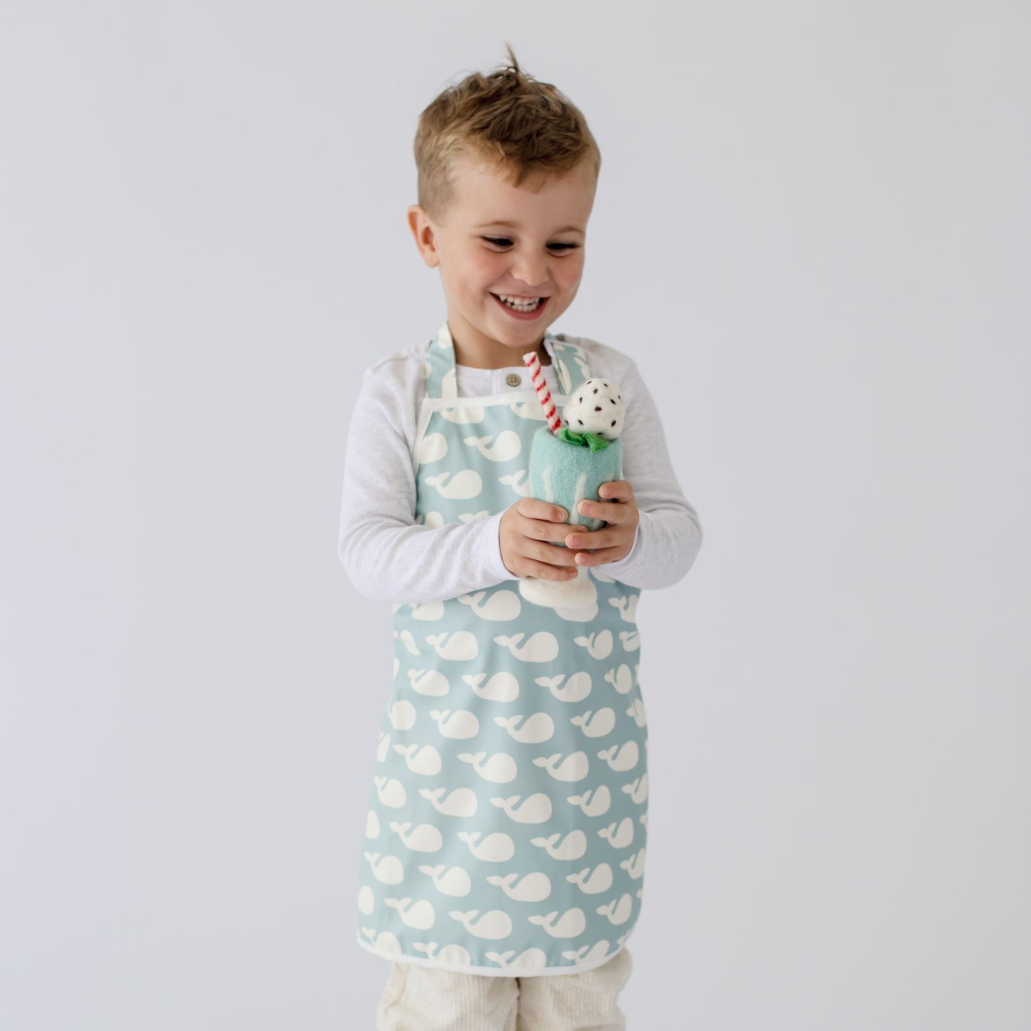 Toddler Apron - Whales